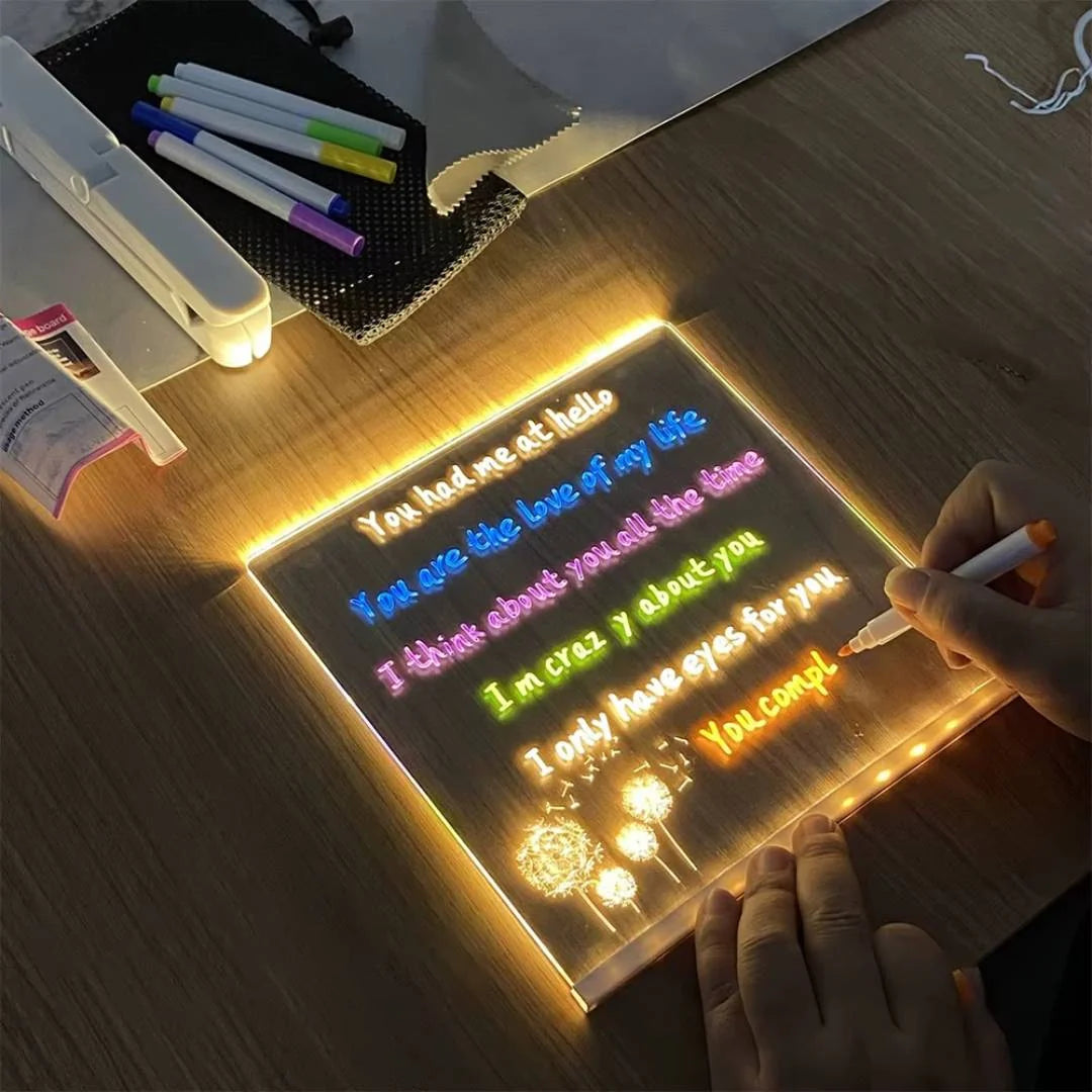 Tablero Luz Led Pizarra